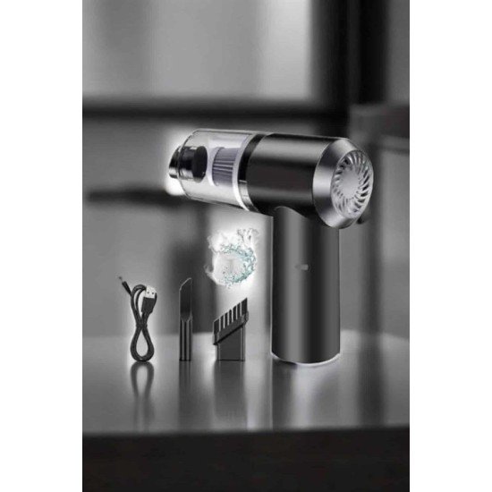 Araç İçi Süpürge Filtreli Şarjlı Süpürge Vakumlu Yıkanabilir