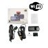 Araç Kamerası - 3 Kameralı Wifi Ön , İç ve Arka Full HD DVR Araç İçi Ekranlı Kamera