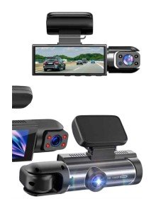 Araç Kamerası Black Box Çift Kameralı Ekranlı Full HD Sürüş Kamerası
