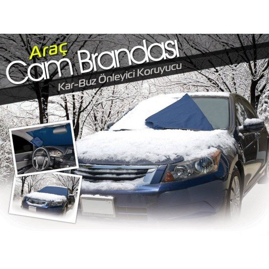 Araç Kar Buz Önleyici Büyük Boy Araç Ön Cam Brandası (150 cm x 70 cm) Araç Kar Buz Önleyici Büyük Boy Araç Ön Cam Brandası (150 cm x 70 cm)