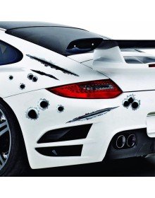 Araç Sticker Yara Bere Oto Sticker Yara Şeklinde 3D