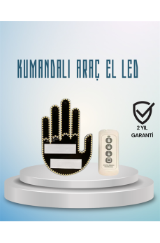 Aracınız İçin Eğlenceli ve Güvenli İletişim: LED Jest Lambası, Uzaktan Kumandalı, Kolay Montaj