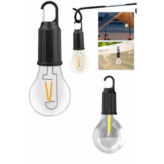 Askılı Kırılmaz Led Işık Kamp Bahçe Lambası Taşınabilir Led Ampul Şarjlı Askılı Kırılmaz Led Işık Kamp Bahçe Lambası Taşınabilir Led Ampul Şarjlı