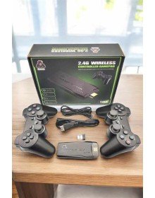 Atari Oyun Konsolu 2000 Oyunlu Game Stick 2.4G Wireless