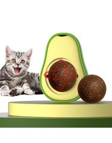 Avokado Dönen Kedi Nanesi Cat Oyun Topu Doğal Kedi Oyuncağı