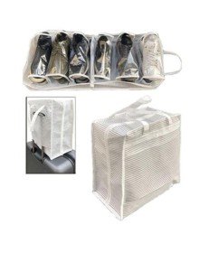 Ayakkabı SAKLAMA ve TAŞIMA Çantası (Çizgili Model) Shoe Tote