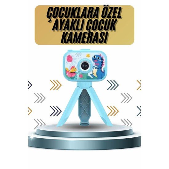Ayaklı Çocuk Kamerası Tripodlu Mini 1080p Hd Çocuk Kamera