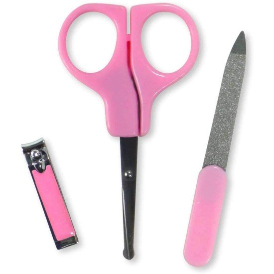 Baby Bebek Tırnak Bakım Seti - Pembe Baby Bebek Tırnak Bakım Seti - Pembe