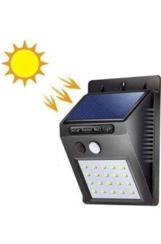 Bahçe Aydınlatması Güneş Enerjili Led Işık Lamba Sensörlü Dekoratif