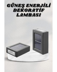 Bahçe Aydınlatması Solar Güneş Enerjili Dekoratik Led Işıklı Lamba