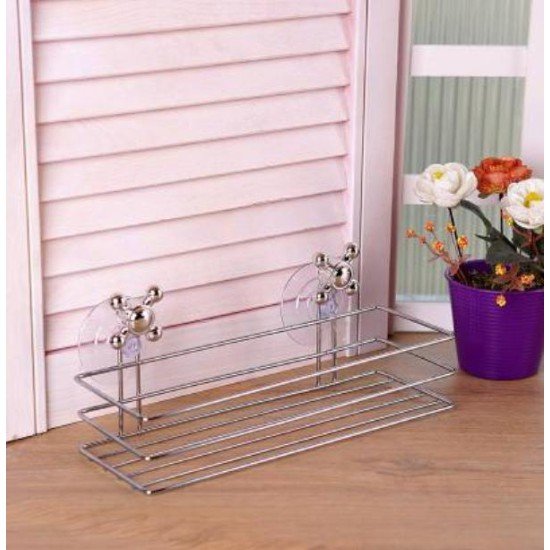 Banyo Organizeri - Çok Amaçlı Dörtgen Vantuzlu