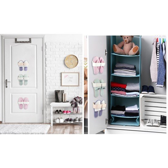 Banyo Terlik Tutucu - Kapı Arkası Pratik Raf - Terlik Tutucu Gri Banyo Terlik Tutucu - Kapı Arkası Pratik Raf - Terlik Tutucu Gri