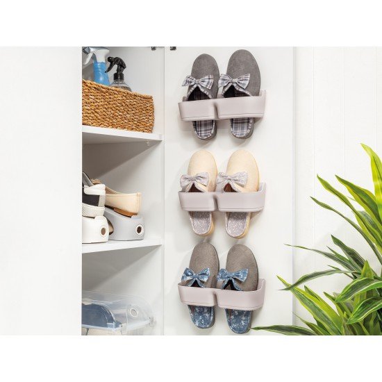 Banyo Terlik Tutucu - Kapı Arkası Pratik Raf - Terlik Tutucu Gri Banyo Terlik Tutucu - Kapı Arkası Pratik Raf - Terlik Tutucu Gri