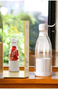 Bardak Blender Smoothie Meyve Sıkacağı Şarjlı Cam Taşınabilir