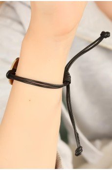 LOVE (Aşık) Siyah Deri İpli Unisex Mood Bileklik LOVE (Aşık) Siyah Deri İpli Unisex Mood Bileklik