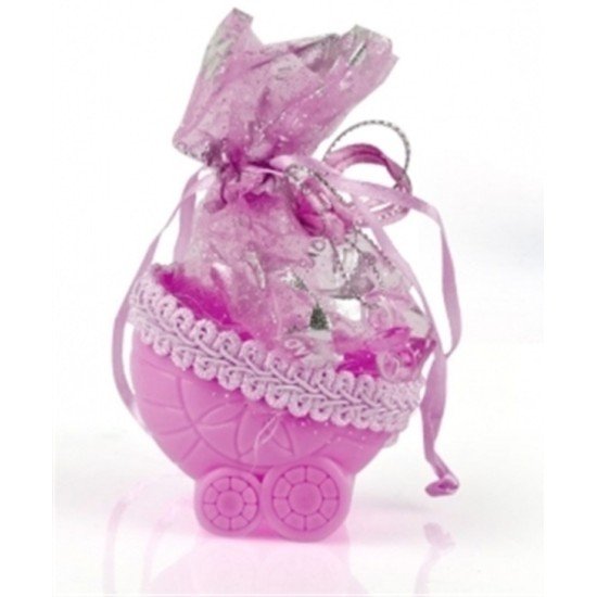 Bebek Mevlüt Şekeri - Pembe Bebek Arabası Bebek Mevlüt Şekeri - Pembe Bebek Arabası