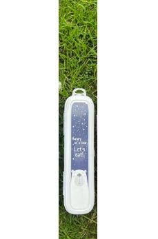 Beyaz Multi Renkli Kapaklı Kalemlik Kutusu -Çanta İçi Saklama - Diş Fırçası - Makyaj Fırçası Kutu