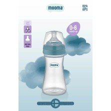 Biberon Anti Kolik Biberon 250 ml Kapaklı Biberon 0 - 6 Ay (Yavaş Akış)