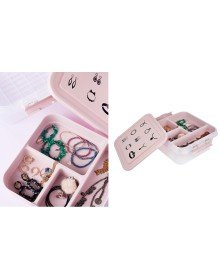 Bijuteri Mücevher Kutusu - Çok Amaçlı Bölmeli Takı Saklama Kutusu