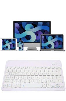 Bluetooh Wıreless Keyboard Siyah Q Klavye İOS Ipad Android Windows Uyumlu Bluetooh Wıreless Keyboard Siyah Q Klavye İOS Ipad Android Windows Uyumlu