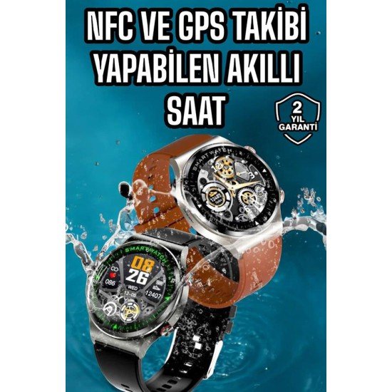 Bluetooth Bağlantılı Akıllı Saat Tüm Telefonlara Uyumlu Değiştirilebilir Kordon