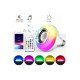 Bluetooth Hoparlör Akıllı Rgb Led Işık Renk Değiştirme Ses Bombası Ampül Görünümlü