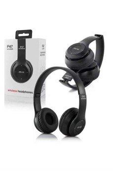 Bluetooth Kablosuz Kulaklık Siyah Wireless 5.0 Kulak Üstü Uzun Pil Ömrü Bluetooth Kablosuz Kulaklık Siyah Wireless 5.0 Kulak Üstü Uzun Pil Ömrü