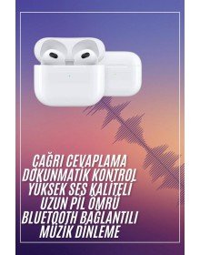Bluetooth Kulaklık 3. Nesil Ios Android Uyumlu Yeni Nesil Wireless Charge