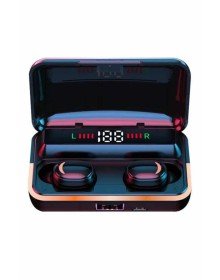 Bluetooth Kulaklık Dijital Şarj Göstergeli Powerbankli Bass Özellikli Kablosuz Kulakiçi 5.1 Mikrofonlu