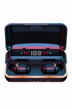 Bluetooth Kulaklık Dijital Şarj Göstergeli Powerbankli Bass Özellikli Kablosuz Kulakiçi 5.1 Mikrofonlu