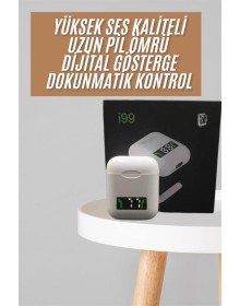 Bluetooth Kulaklık Dokunmatik Kontrol Uzun Pil Ömrü Dijital Göstergeli