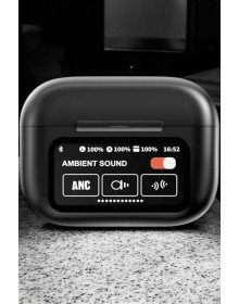 Bluetooth Kulaklık Kablosuz Ekranlı ANC/ENC Destekli Dokunmatik