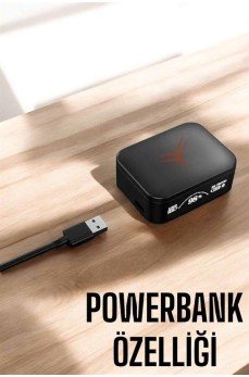 Bluetooth Kulaklık Powerbank Özelliği Yüksek Ses Kaliteli TWS Kulaklık