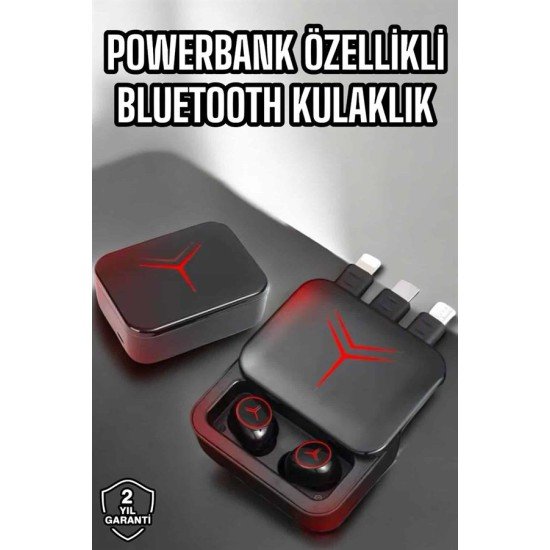 Bluetooth Kulaklık Powerbank Özelliği Yüksek Ses Kaliteli TWS Kulaklık