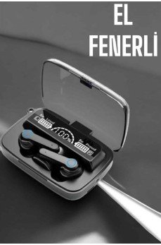 Bluetooth Kulaklık Powerbankli Dijital Göstergeli Dokunmatik Kontrol