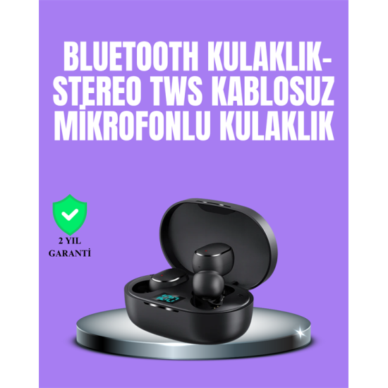 Bluetooth Kulaklık TWS Yüksek Ses Kaliteli Kesintisiz Dijital Göstergeli Kulaklık Bluetooth Kulaklık TWS Yüksek Ses Kaliteli Kesintisiz Dijital Göstergeli Kulaklık