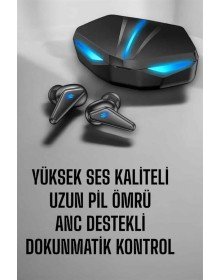Bluetooth  Kulaklığı Led Işıklı Kablosuz ANC Özelliği