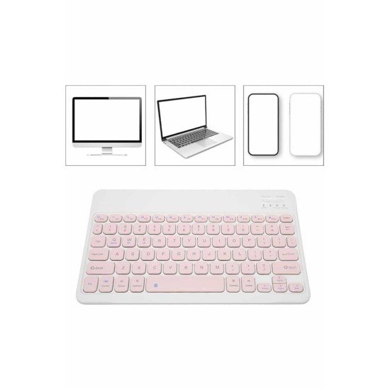 Bluetooth Şarj Edilebilir Mini Q Klavye Kablosuz Taşınabilir Bluetooth Şarj Edilebilir Mini Q Klavye Kablosuz Taşınabilir