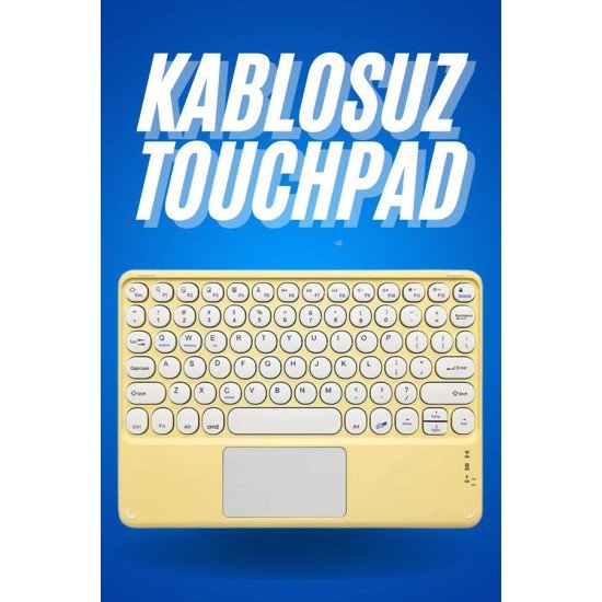 Bluetooth Touchpad Klavye Ultra İnce Taşınabilir Q Klavye Bluetooth Touchpad Klavye Ultra İnce Taşınabilir Q Klavye