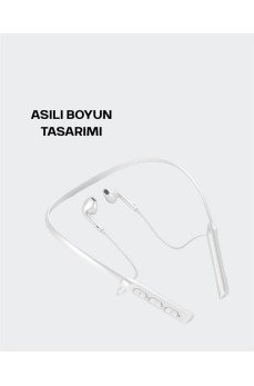 Uzun Pil Ömürlü Kablosuz Kulaklık – Boyun Askılı, 100 Saat Kullanım Uzun Pil Ömürlü Kablosuz Kulaklık – Boyun Askılı, 100 Saat Kullanım