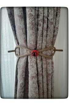 6 Adet Braçol Kanat Perde Tokası Tül Perde Tutucu Perde Süs Uğur Böceği İle Uğur Gelsin 6 Adet Braçol Kanat Perde Tokası Tül Perde Tutucu Perde Süs Uğur Böceği İle Uğur Gelsin