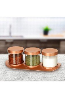 Bronz Baharat Seti Lüx 3lü Set Bronz Baharat Seti Lüx 3lü Set