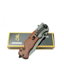 Browning DA308 Kurtarma Çakısı Gül 23 cm Manuel, Kemerlikli