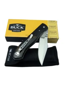 Buck BK-002 Çakı Kahve 23 cm Manuel, Kemerlikli