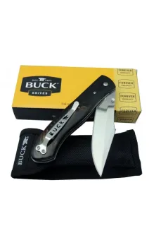 Buck BK-002 Çakı Kahve 23 cm Manuel, Kemerlikli Buck BK-002 Çakı Kahve 23 cm Manuel, Kemerlikli