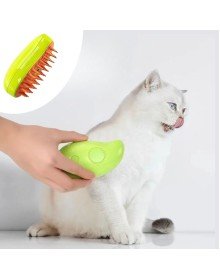 Buharlı Yumuşak Silikon Uçlu Kedi - Köpek Tüy Tarama Tarağı Yıkama Tımar Fırçası