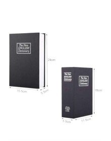 Büyük Boy Anahtarlı Kitap Görünümlü Gizli Kasa Çelik Kasa Altın Kasası