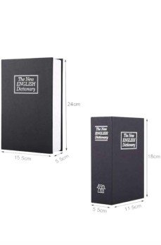 Büyük Boy Anahtarlı Kitap Görünümlü Gizli Kasa Çelik Kasa Altın Kasası