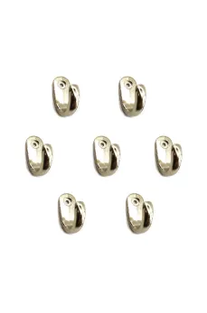 Büyük Tekli Fincan Askı, Dekor Askısı - Nikel, 100 Adet, 12x23x30 mm