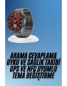 Çağrı Cevaplama Sesli Asistan Çoklu Dil Desteği 5.0 Bluetooth Akıllı Saat